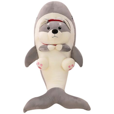 Peluche Sharkdog Douce et Mignonne, Peluche Câline, Oreiller en Peluche ---
