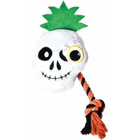 Peluche Tête de mort avec corde