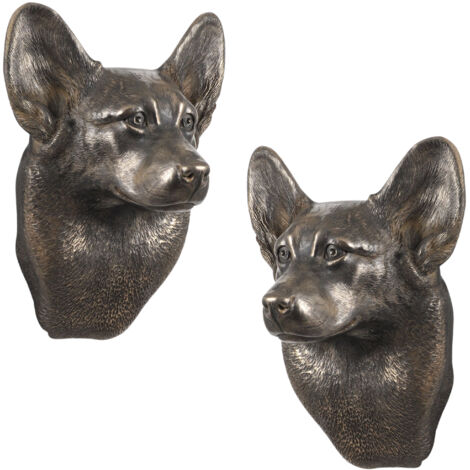 Pembroke Welsh Corgi - statuette de chien, buste suspendu, décoration unique pour les amoureux des chiens par Art-Dog