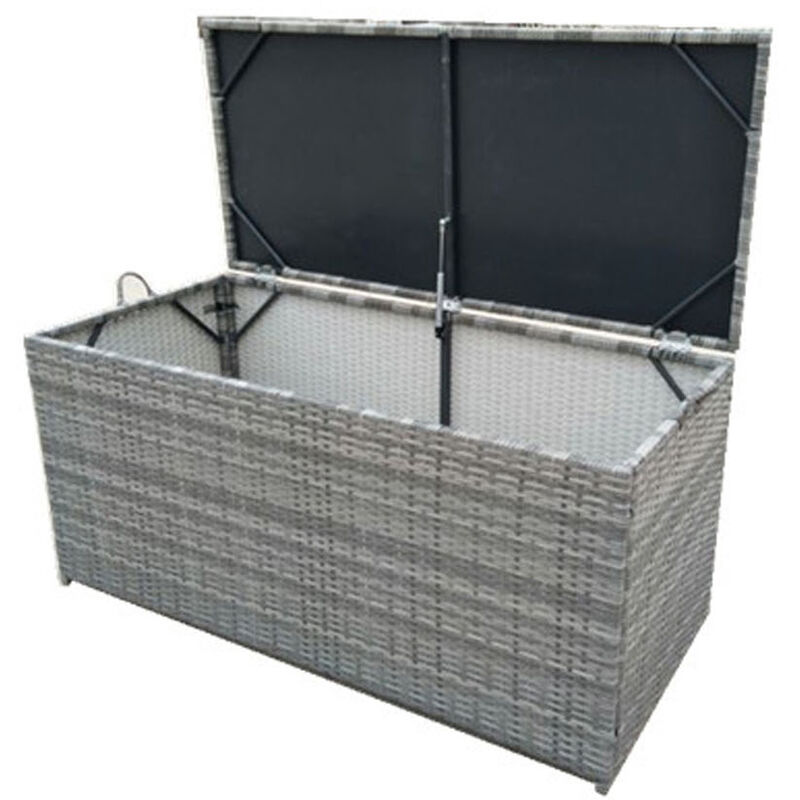 Ebuy24 - London Coffre à coussins, gris.