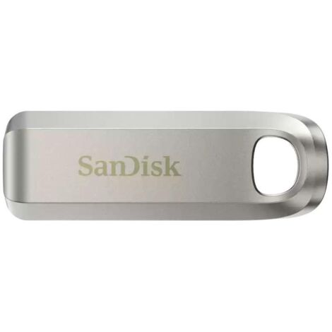 Pen drive 256GB SanDisk Ultra Luxe SDCZ75-256G-G46 Usb-c 400MB/s Argento [SDCZ75-256G-G46]