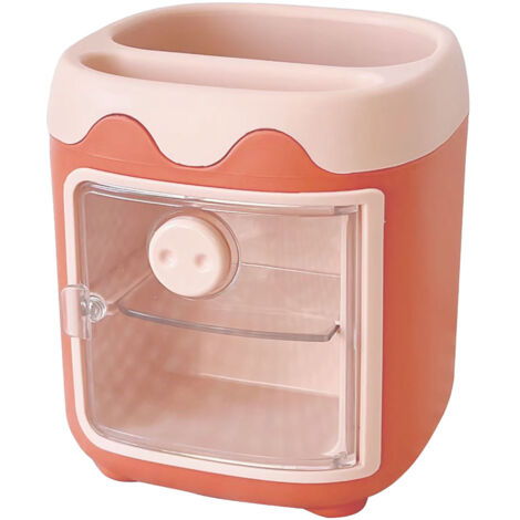 Pencil Holder Pen Cup Plastic Large Capacity Desktop Storage Organizer Decoration for Home Classroom