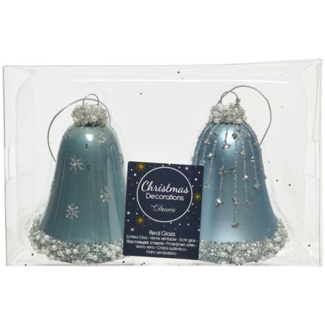 Pendaglio 2 Campane Azzurrourro D6,5 H8