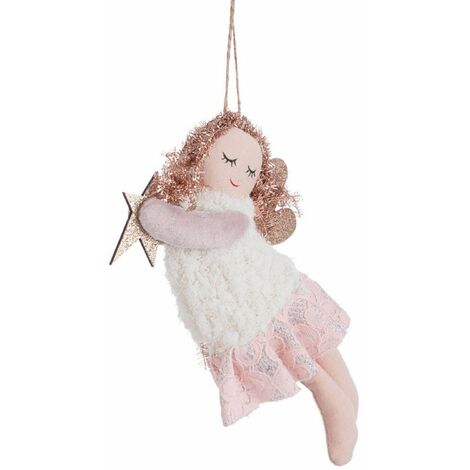 Pendaglio "Dreams" per Albero di Natale Angelo addobbo Natalizio h 20 cm