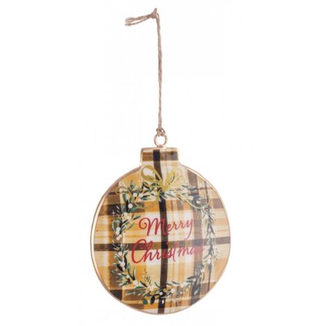 Pendaglio "Iskoc" in metallo per decorazione per albero di natale