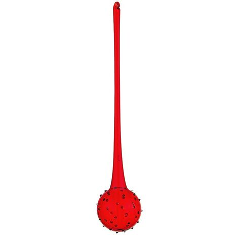 Pendaglio natalizio in vetro Rosso BOLLA 8x h40 cm