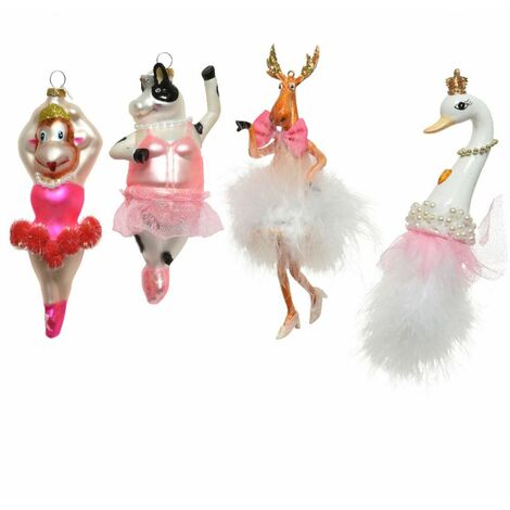 PENDAGLIO NATALIZIO VT POM POM, DIAMANTI E GLITTER 4 ASS PREZZO CAD