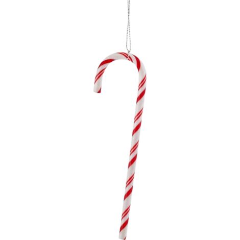 Pendaglio per albero di Natale a forma di bastoncino di zucchero -20 cm