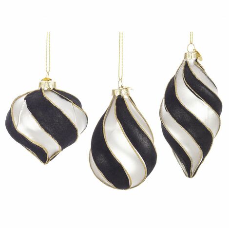 PENDAGLIO VETRO MONOCHROME LINEE BIANCO E NERO PREZZO CAD INDICARE IL MODELLO