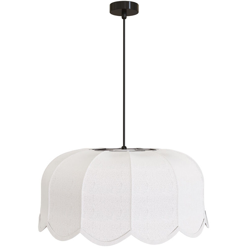Image of Pendant lamp Beige linen – Natural&hellip;