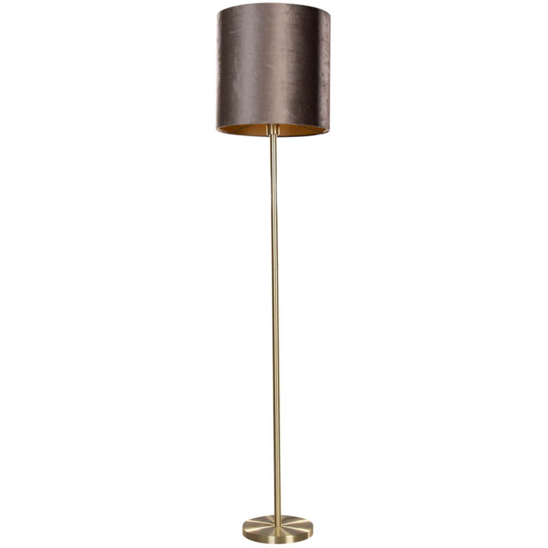 Image of Pendant Lamp Black with Velvet Shade&hellip;