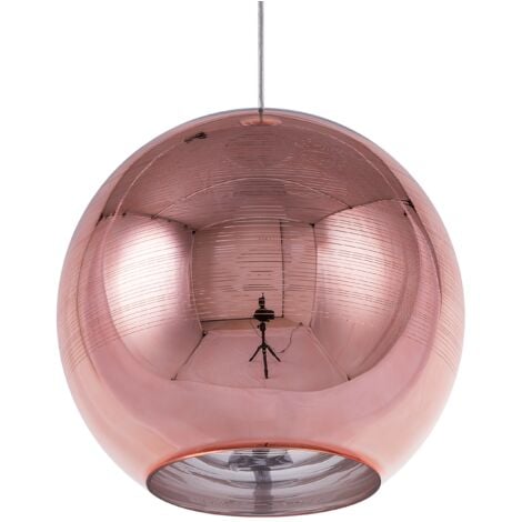 Glass Pendant Lamp Copper ASARO