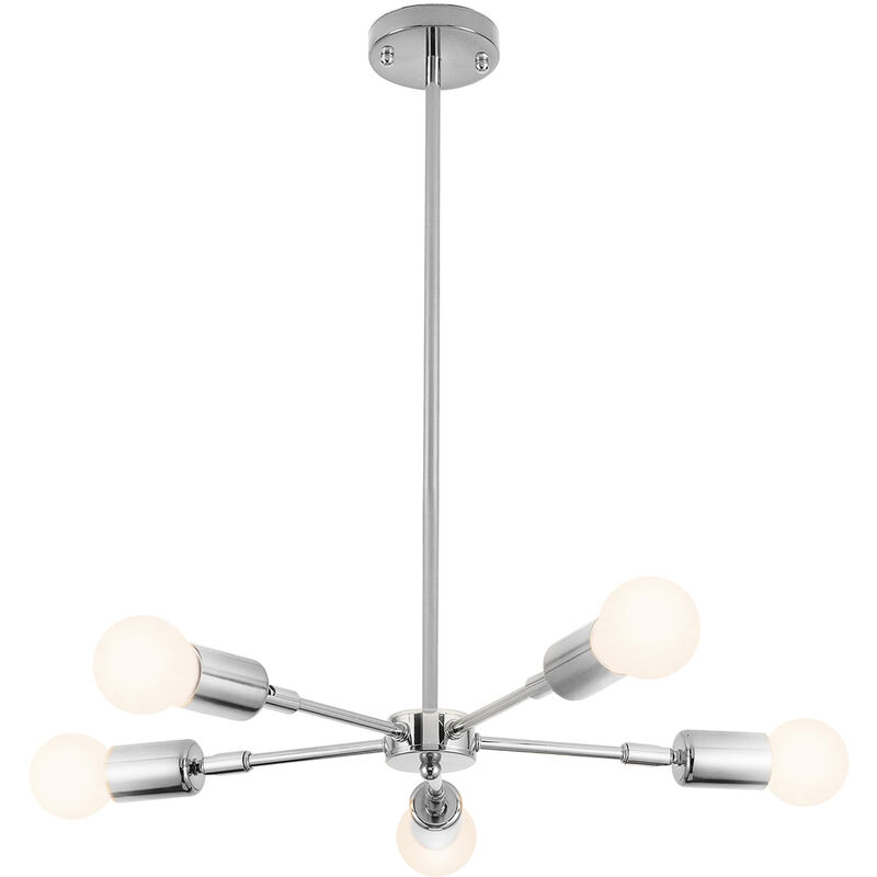 Gold Ceiling Lamp - Design Pendant Lamp - 5 Arms - Tristan