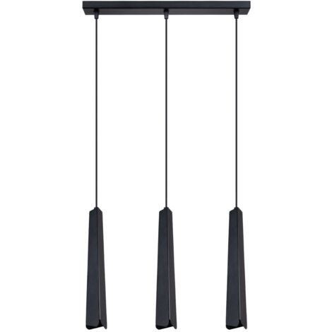 Pendant lamp PRYSM 3L black