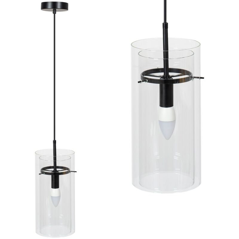 Image of Toolight - Pendant Lamp APP1211-1CP Black&hellip;