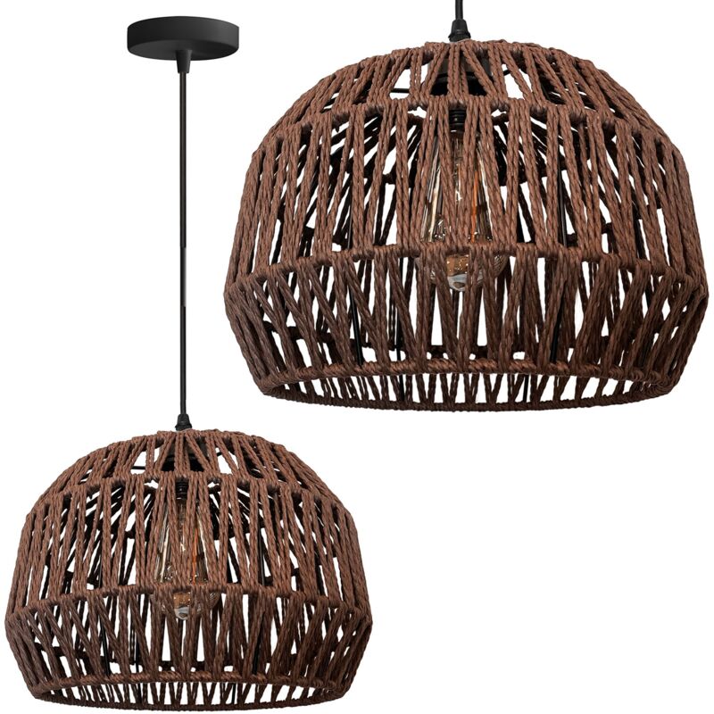 Pendant Lamp Toolight App1292-1cp Brown E27