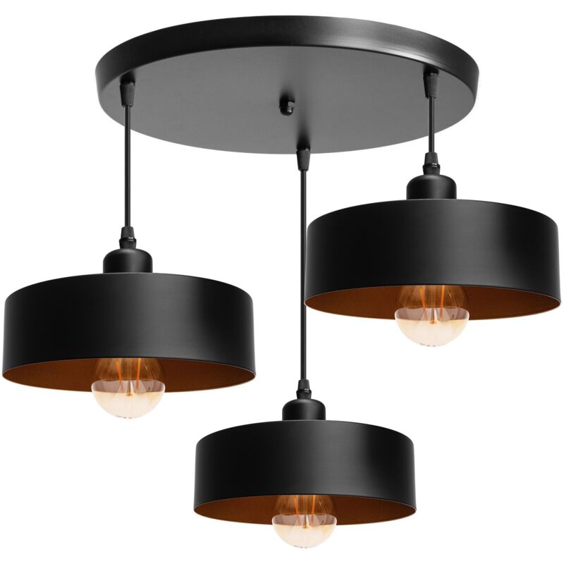 Image of Toolight - Pendant Lamp APP1334-3CP Black&hellip;