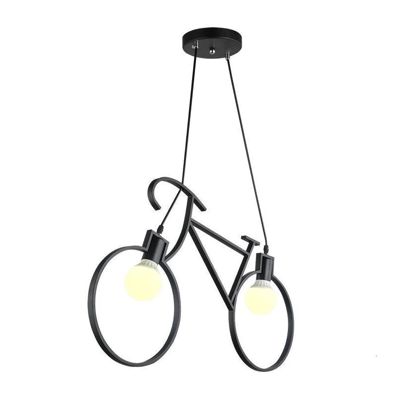 Image of Toolight - Pendant Lamp APP216-2CP Bicycle&hellip;