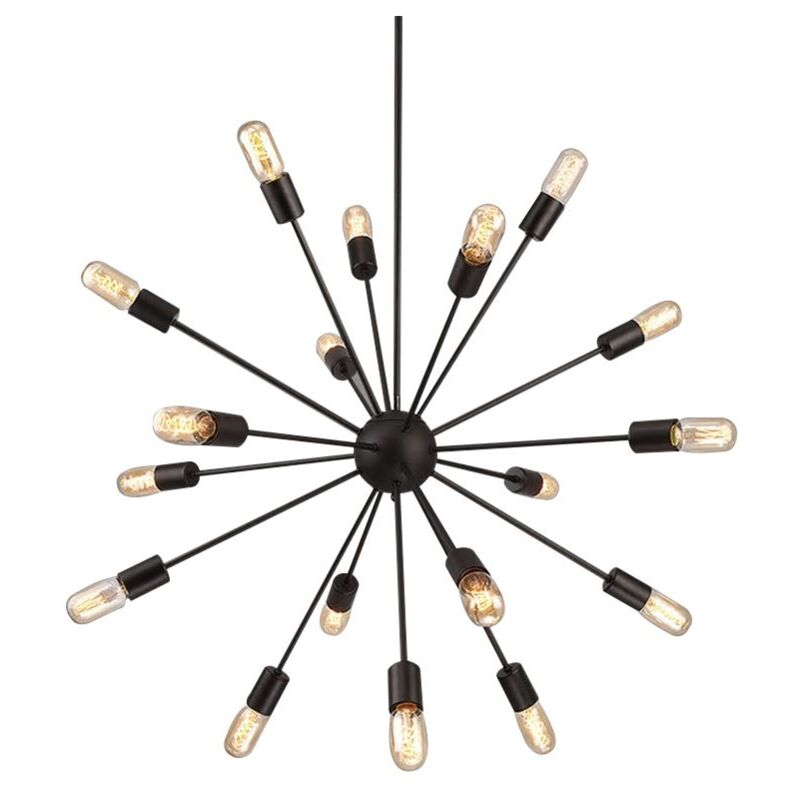 Image of Toolight - Pendant Lamp APP259-18C Black&hellip;
