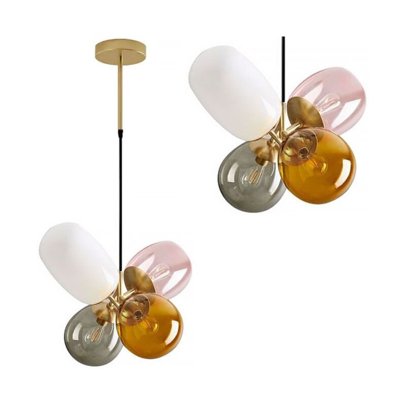 Image of Toolight - Pendant Lamp APP436-4C Glass&hellip;