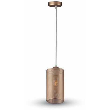 Pendant Light 1MT E27 Elegant Stylish Ф130mm - Metall - Mod VT-7132 - SKU 3827 - Champagne Gold