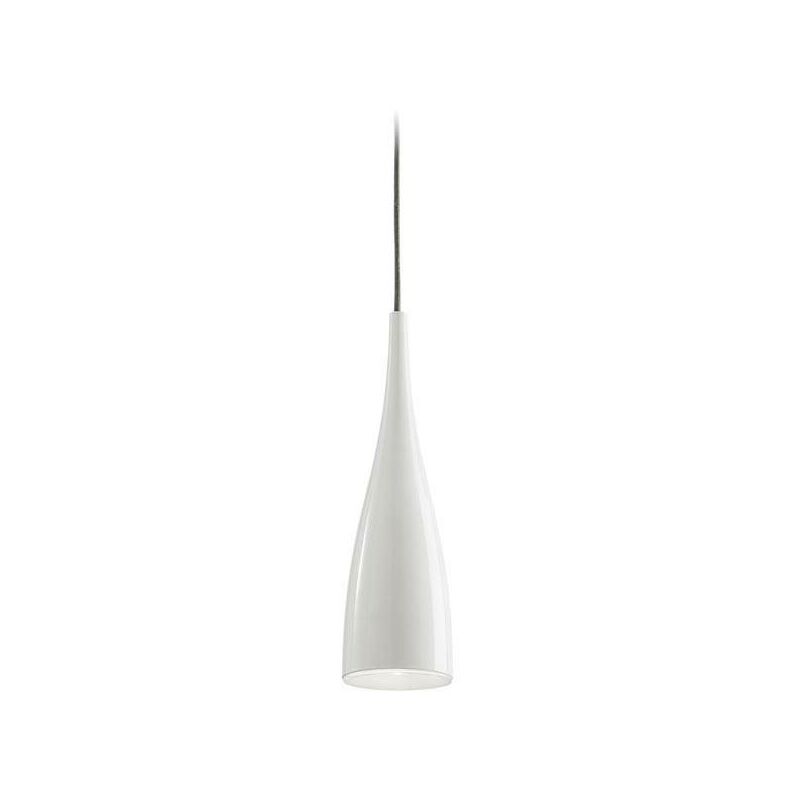 Leds-C4 GROK - 1 Light Slim Dome Ceiling Pendant White 10cm, E27