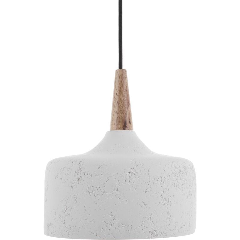 Beliani - Modern Contemporary Pendant Light Ceiling Lamp Gypsum White Burano