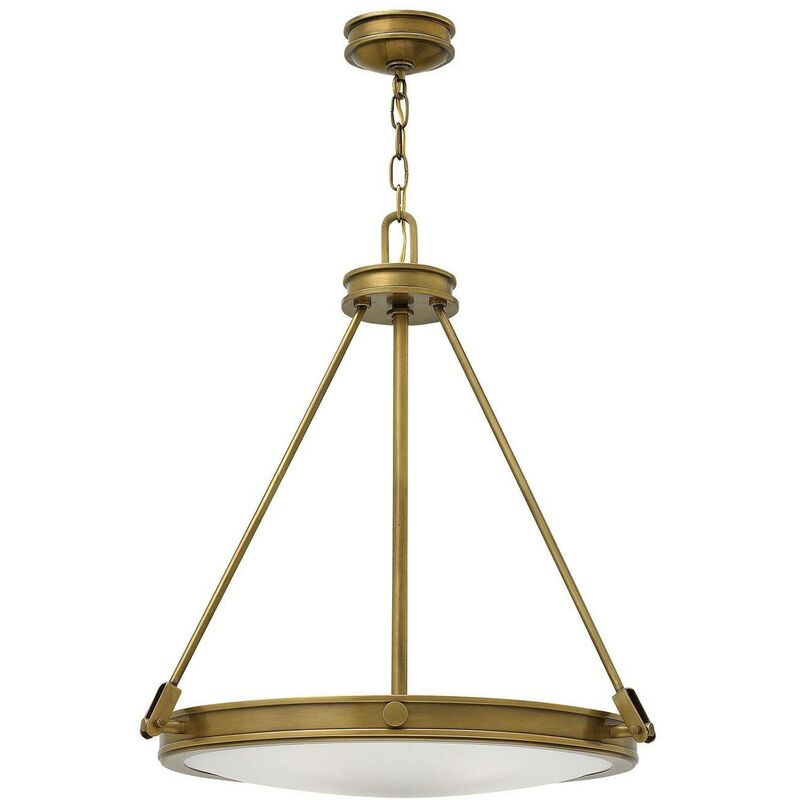 Elstead Lighting - Elstead Collier - 4 Light Ceiling Pendant Brass, E14