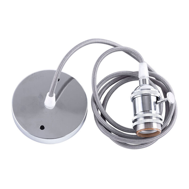 

Pendel E27 Cable 1000 X 0,75Mm Tela - Rosetón - Interruptor - 2 Anillos [SC-MPL004] (SC-MPL004)