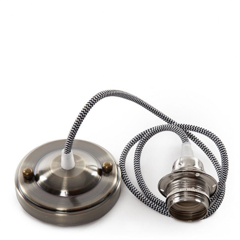 

Pendel E27 Cable 1000 X 0,75Mm Tela - Rosetón [SC-MPL008] (SC-MPL008)