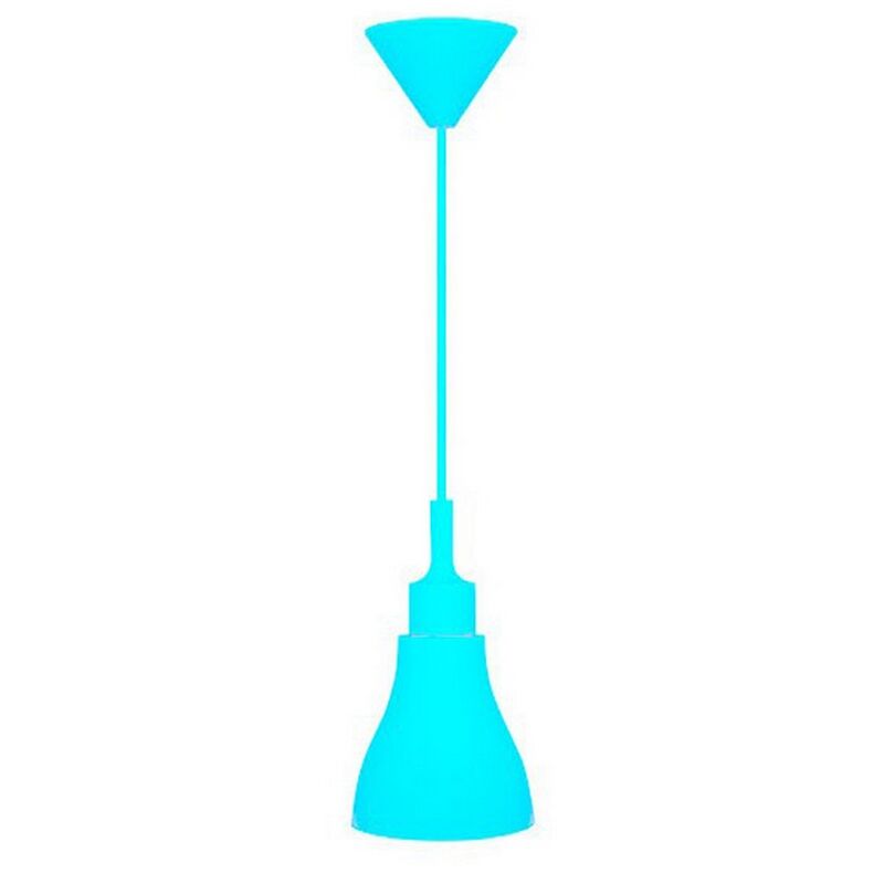 Pendel in silicone Celeste con paralume a