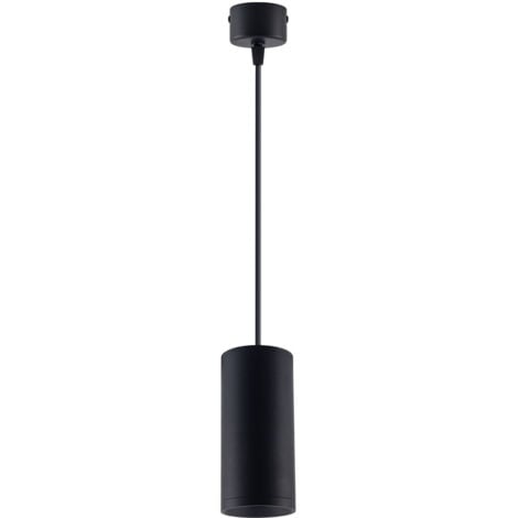 Pendelleuchte aus Metall Quarz Schwarz