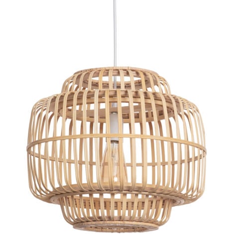 Pendelleuchte Bambus Moruya Natürlich