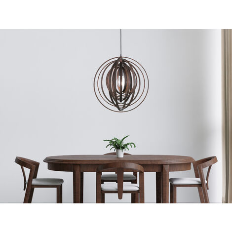 TRIO farbig Holzlamellen, Ø 50cm