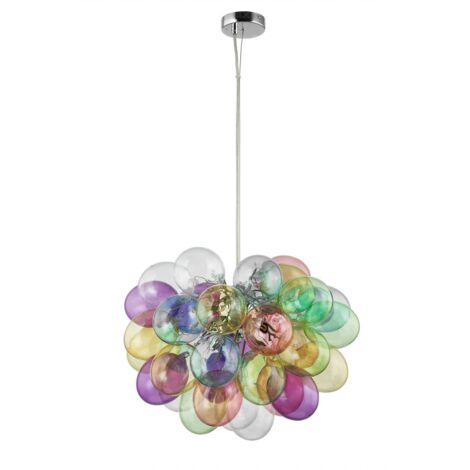 Pendelleuchte "Diborah" aus Glas für Wohnzimmer & Esszimmer von Lucande