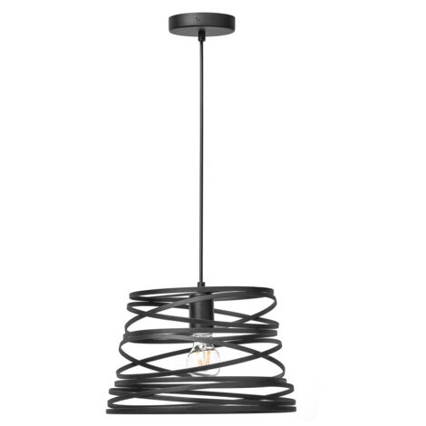 Pendelleuchte Glam E27 60w Schwarz, Innen