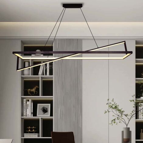 Pendelleuchte Hängeleuchte Deckenleuchte Metall Schwarz TRIAC dimmbar H 158 cm