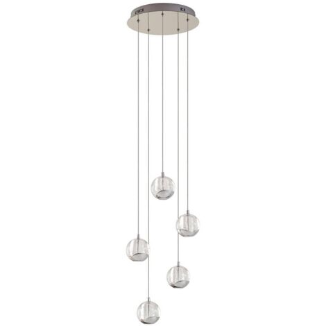 Pendelleuchte "Hayley" aus Glas für Wohnzimmer & Esszimmer von Lucande