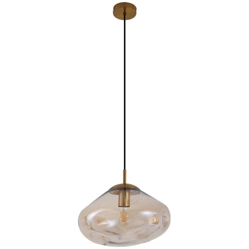 Pendelleuchte "lelia" Aus Glas Für Wohnzimmer & Esszimmer Von Lindby
