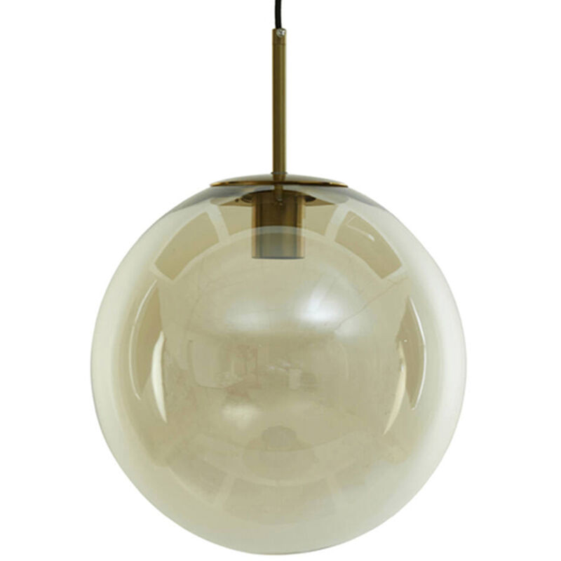 Light & Living Hängeleuchte - Medina - Bronze - Glas - Ø 40cm - - Light&living
