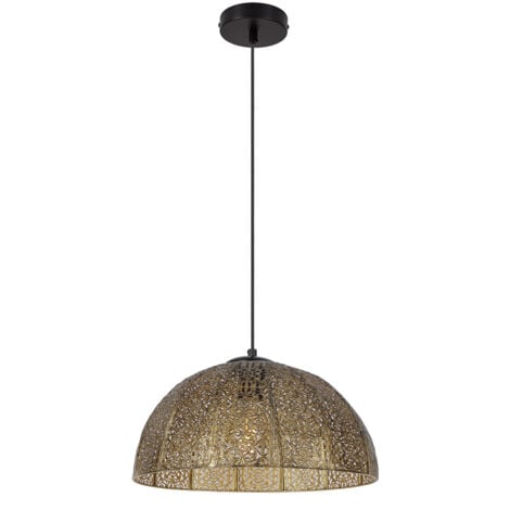 Pendelleuchte Metall Aerba Gold