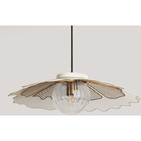Pendelleuchte Metall und Glas Pianella Gold