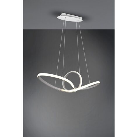 Pendelleuchte Sansa Led 28w Dimmbar Weiß L80 cm Trio Beleuchtung