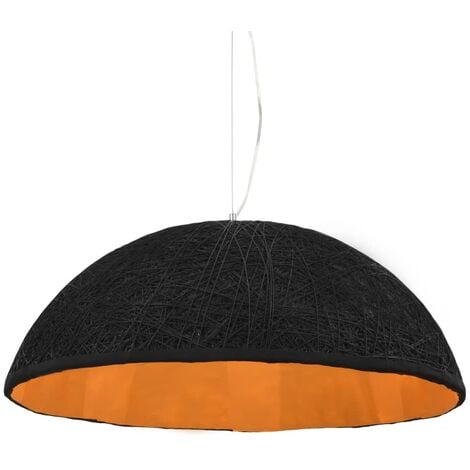 Pendelleuchte Schwarz und Golden Ø70 cm E27 vidaXL