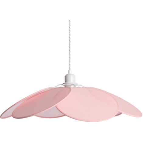 Pendelleuchte Stoff Kabuki Rosa