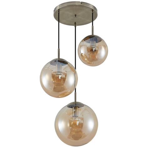 Pendelleuchte "Teeja" aus Glas für Wohnzimmer & Esszimmer von Lindby