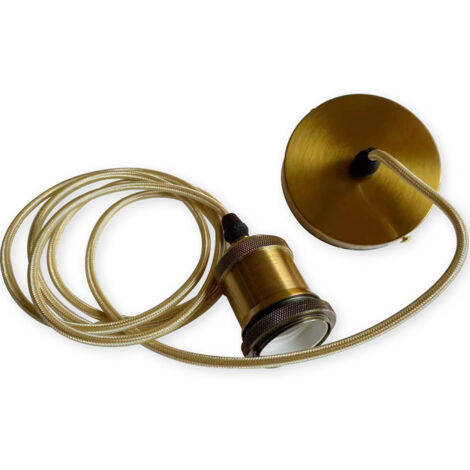 Pendelleuchten-Kabel in Antikgold mit verstellbarer Höhe - Berrey Gold
