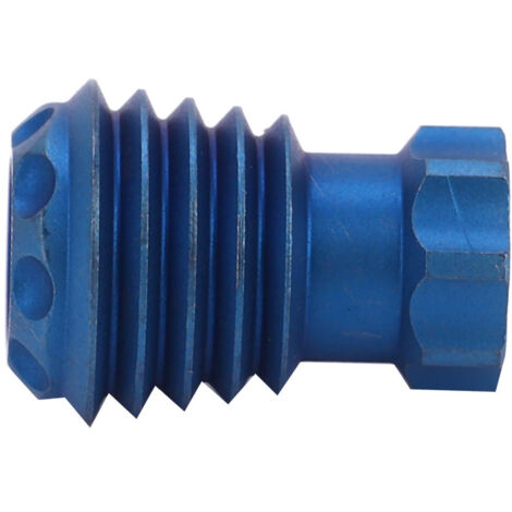 Pendent perle pour bracelet paracord en titane bleu - Accessoire de survie et randonnée