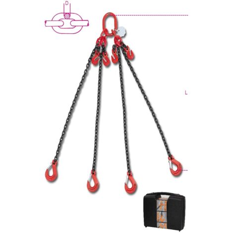 Pendente 4 bracci 2,36 t robur 8098 c6a - 1