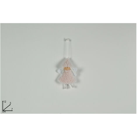 PENDENTE ANGIOLETTO CON PELLICCIA ROSA